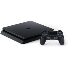 PlayStation 4 Slim 1TB Console with 2 wireless controllers
